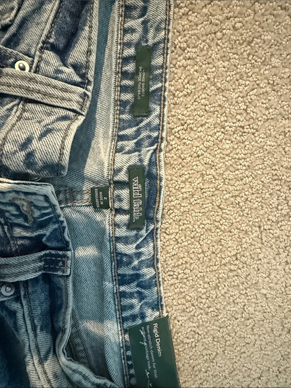 Women’s Light Blue Denim Shorts